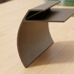 LVT Aluminium Stair Nosing (6.5mm) Titanium Gold